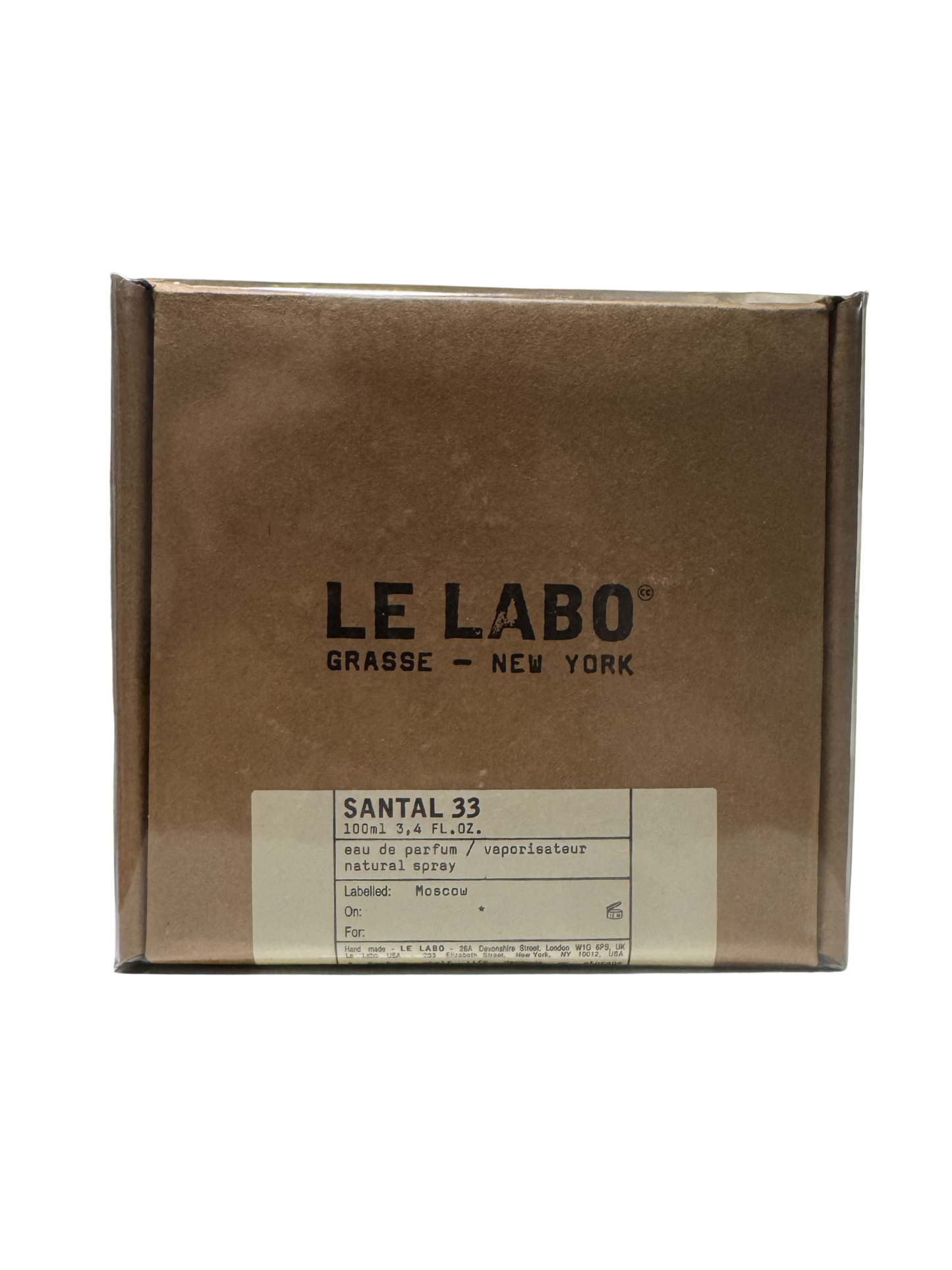 LE LABO   SANTAL 33